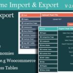 WordPress Awesome Import & Export Plugin - Import & Export WordPress Data Nulled