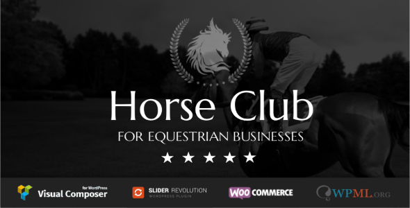 Horse Club - Equestrian WordPress Theme Nulled