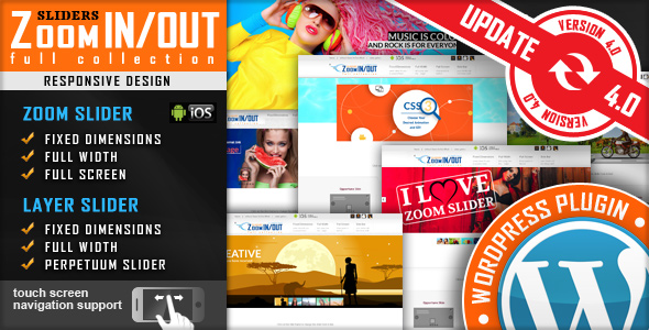 Responsive Zoom In-Out Slider WordPress Plugin Nulled