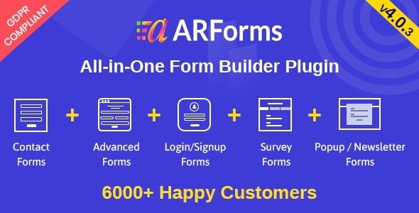 ARForms Nulled WordPress Form Builder Plugin Free Download
