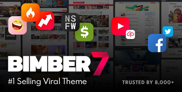 Bimber - Viral Magazine WordPress Theme Nulled