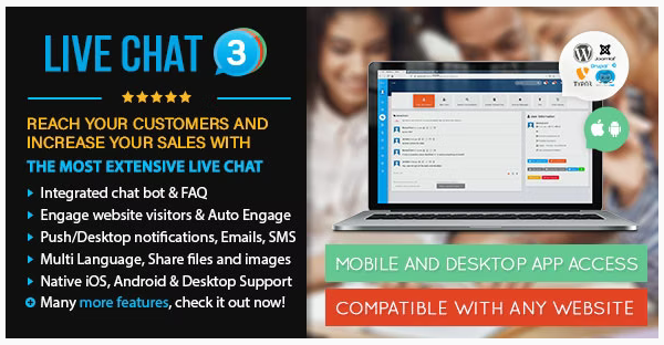 Live Support Chat – Live Chat 3 Nulled