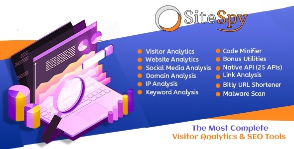 SiteSpy Nulled The Most Complete Visitor Analytics & SEO Tools Free Download