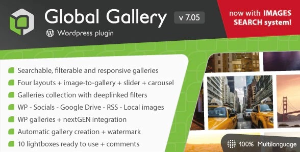 Global Gallery Nulled WordPress Responsive Gallery Free Download