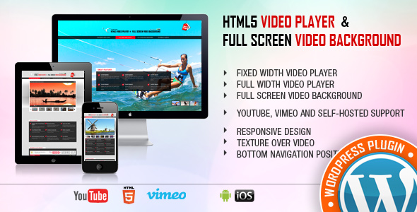Video Player & FullScreen Video Background - WP Plugin Nulled