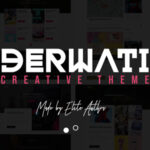 Derwati - Trendy & Creative Portfolio Theme Nulled