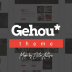 Gehou - A Modern Restaurant & Cafe Theme Nulled