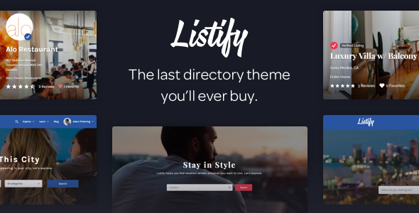 Listify – WordPress Directory Theme Nulled