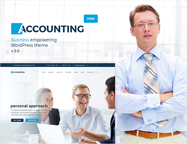 Accounting - Business, Consulting and Finance WordPress theme Nulled