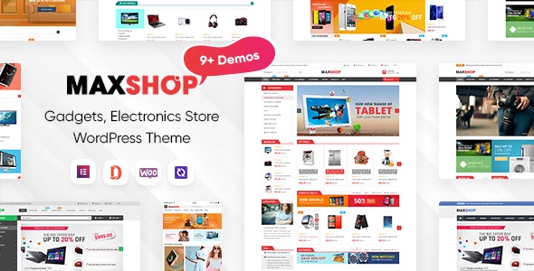 MaxShop - Electronics Store Elementor WooCommerce WordPress Theme (9+ Homepages, 2+ Mobile Layouts) Nulled