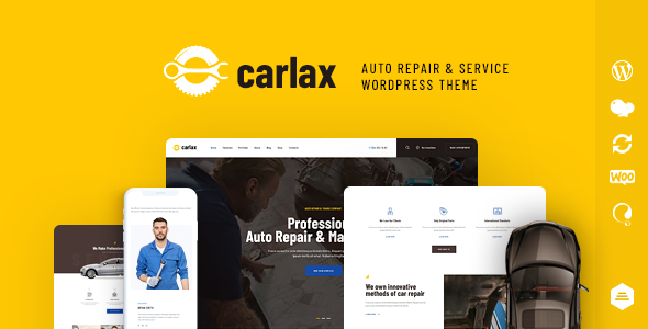 Carlax v1.0 - Car Parts Store & Auto Service Theme