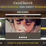 Religion & Political â€” CuteChurch WP Theme v2.1.0