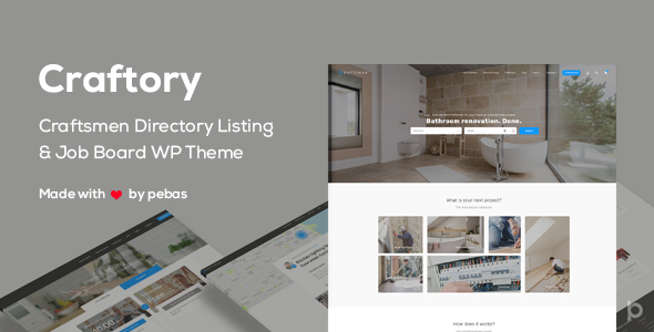 Craftory v1.2.0 - Directory Listing Job Board Theme