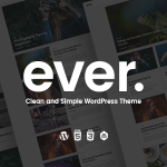 Ever v1.2.3 - Clean and Simple WordPress Theme