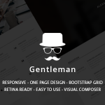 Gentleman v1.4.3 - CV & Resume vCard WordPress Theme