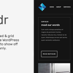 Griddr v1.0.3 - Animated Grid Creative WordPress Theme