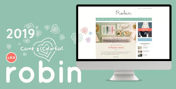 Robin v5.0 - Cute & Colorful Blog Theme