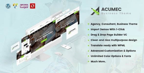 Acumec v1.1 - Business Multipurpose WordPress Theme