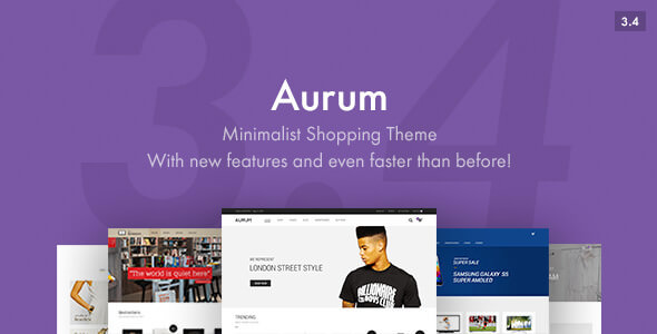 Aurum v3.4.4 - Minimalist Shopping Theme