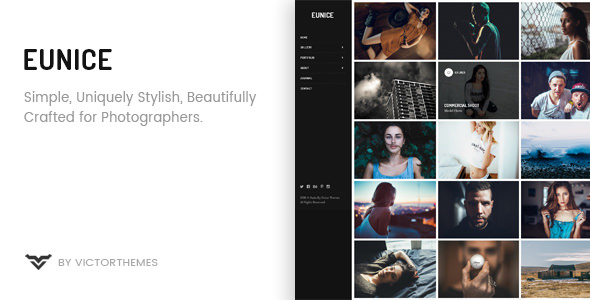 Eunice v1.6 - Photography Portfolio WordPress Theme