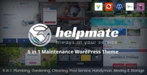Helpmate v1.1.1 - 6 in 1 Maintenance WordPress Theme