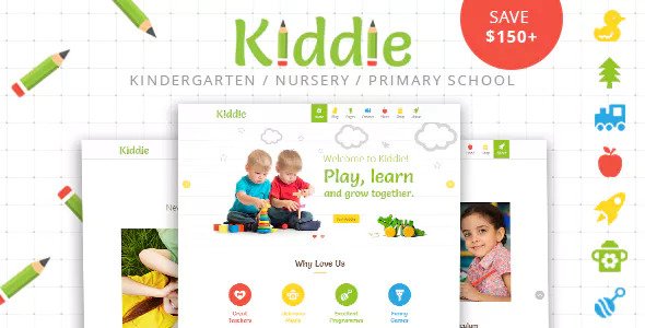Kiddie v4.0 - Kindergarten and Preschool WordPress Theme