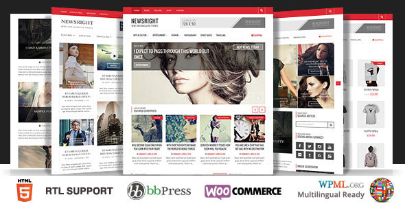 Newsright v1.3.4 - WordPress Premium HD News & Magazine