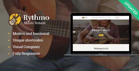 Rythmo v1.0.1 - Music School WordPress Theme