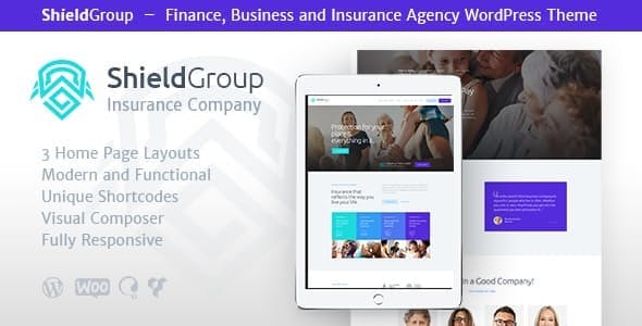 ShieldGroup v1.1.1 - Template WordPress Asuransi dan Keuangan 