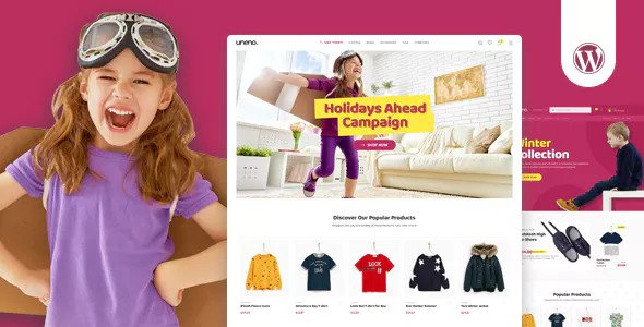 Uneno v1.0.4 - Kids Clothing & Toys Store WooCommerce Theme