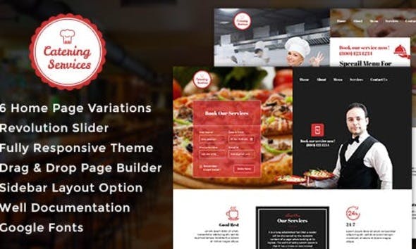 Catering v1.1 - Chef - Restaurant - Catering WordPress Theme