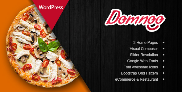 Domnoo v1.9 - Pizza & Restaurant WordPress Theme
