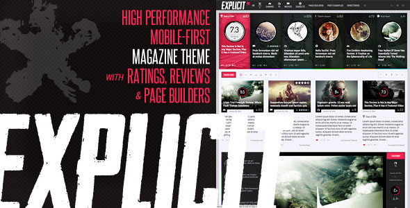 Explicit v2.6 - High Performance Review, Magazine Theme