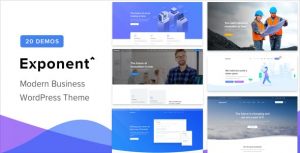 Exponent v1.0.5 - Modern Multi-Purpose Business WordPress theme