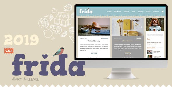 Frida v5.4 - A Sweet & Classic Blog Theme