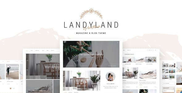 Landyland v1.0 - Responsive Clean Blog & Magazine Theme
