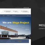 Mega Project v1.22 - Construction WordPress Theme