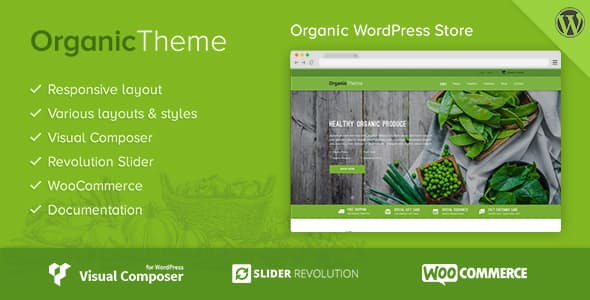 Organic v1.1.6 - Template WordPress Bisnis Pertanian dan Pangan 