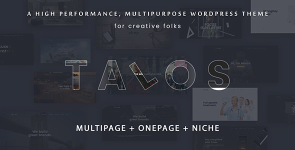 Talos v1.3.0 - Creative Multipurpose WordPress Theme