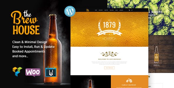 The Brew House v1.5 - Template Pembuatan Bir / Pub / Restoran WordPress 