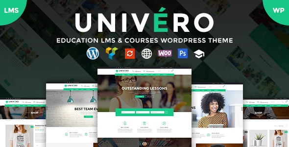 Univero v1.2 - Education LMS & Courses WordPress Theme