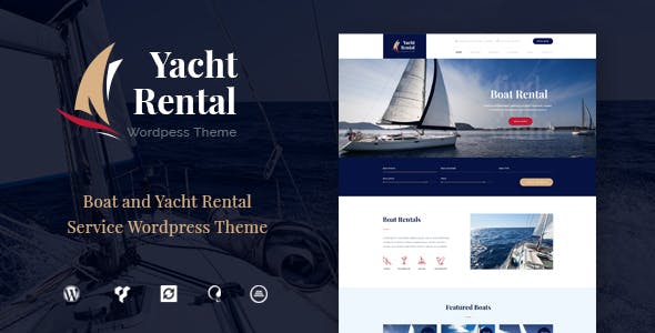 Yacht and Boat Rental Service v1.2 - WordPress Theme