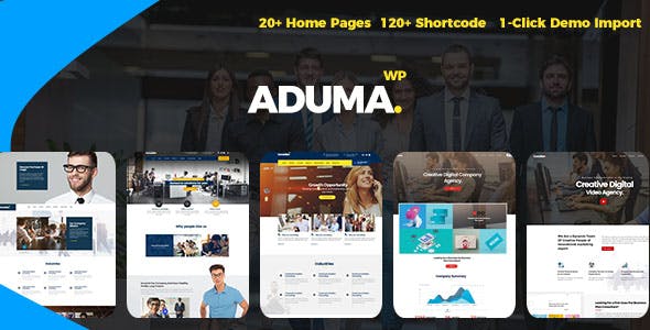 Aduma v1.2 - Consulting, Finance, Business WordPress Theme
