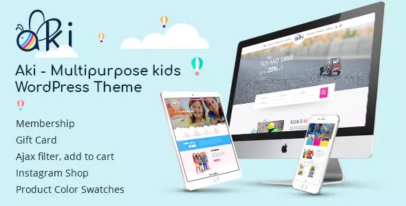 Aki v1.2.7 - Multipurpose Kids WordPress Theme