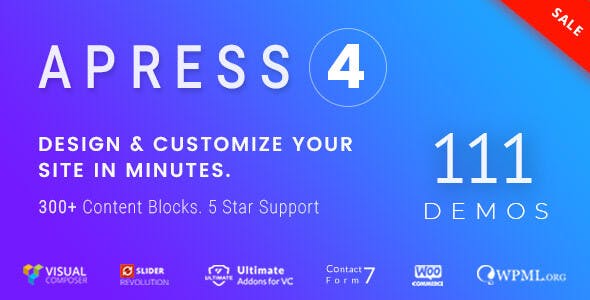 Apress v2.1.3 - Responsive Multi-Purpose Theme for WordPress