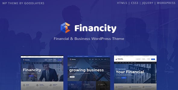 Financity v1.2.2 - Business, Financial, Finance WordPress Theme