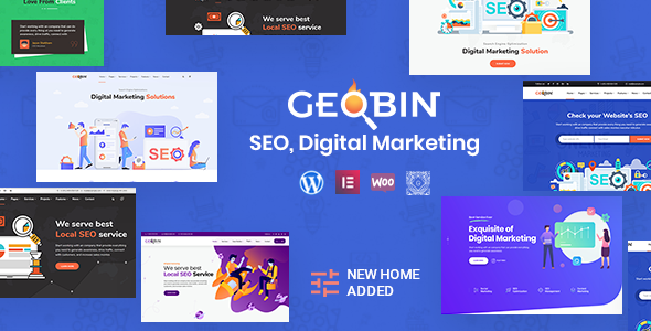 GeoBin v2.2 - Digital Marketing Agency, SEO WordPress Theme