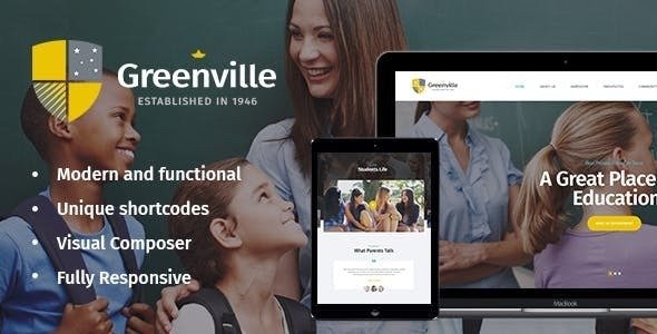 Greenville v1.3.1 - A Private School WordPress Theme