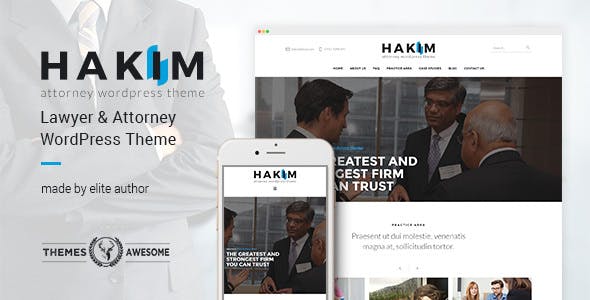 Hakim v1.3 - Attorney and Lawyer WordPress Theme