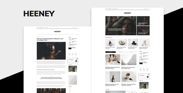 Heeney v1.0.0 - Modern Blog WordPress Theme